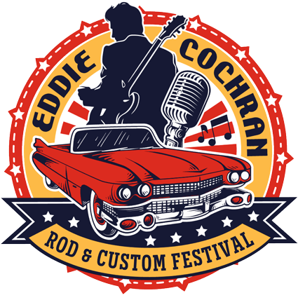 Eddie Cochran Rod & Custom Festival logo